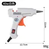 Pistola de Pegamento Caliente Especializada para Manualidades, Pistola de Pegamento Doméstica Multicolor de 20W para Manualidades DIY Infantiles, Pistola de Pegamento Caliente para Sellar Costuras