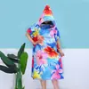 Poncho Toalha de Banho Secagem Rápida para Adultos, Toalha de Praia para Proteção Solar, Poncho para Trocar de Roupa, Roupão com Capuz para Homens, Verão