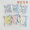 Cúter retráctil de oso de dibujos animados estilo Ins, mini cortador de papel seguro y portátil, cuchillo para diario de estudiante y apertura de paquetes