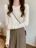 2024 Nuevo Estilo Coreano Verano Manga Corta Mujer Delgado Dulce Niñas Camisetas Tops Talla Grande Manga Media Camisas Body