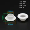 Ilhós de Plástico 8*15mm Mala Caixa de Sapato Rebite Oco Branco Transparente Buraco Respirável Ilhós