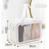 Nueva Bolsa de Cosméticos de Doble Capa, Gran Capacidad, Separación Seco y Húmedo, Bolsa de Almacenamiento Impermeable, Bolsa Portátil de Cosméticos y Artículos de Tocador para Baño y Viajes