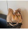 Bolsa Feminina Transfronteiriça 2026 Novo Modelo para o Dia a Dia, Bolsa Transversal Simples de Cor Sólida, Bolsa de Corrente de Grande Capacidade, Bolsa de Ombro