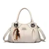 Bolsas de mano para mujer transfronterizas 2026 nuevo modelo bolsa tote de gran capacidad versión coreana bolso de hombro versátil para madres de mediana edad bolso cruzado