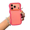 Funda para teléfono con tacto de piel para teléfono Apple 17 iphone16promax15/14 tpu translúcida vibrante ola grande