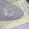 Coreia do Sul Mesmo Estilo Flor de Lantejoula Flor de Sapato Brilho Diamante Miçanga Feita à Mão Estilo Coreano Doce Alto Senso Flor Decorativa para Sapato Joia de Sapato