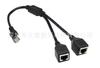 RJ45 um-para-dois linha RJ45 macho para duas RJ45 fêmea porta de rede RJ45 um-para-dois linha cabo de rede um-para-dois