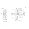 Soporte Base Combinado RBW01-D6 RBW02-D10 RBW06-D25 RBW11-D30 12-13