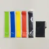 Conjunto Personalizado de Fábrica TPE Regular Cinco Cores de 5 Peças de Argolas Elásticas de Yoga de Círculo Pequeno, Entrega Transfronteiriça Faixas Elásticas de Fitness