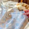 Tela de Algodón Puro de 40 Hilos Estampado Digital Coreano Algodón Puro Fresco Pequeño Tela Floral Pequeña Ropa de Mujer Ropa de Niño Ropa de Adulto DIY