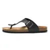Chinelos de Cortiça Casal Wise Foot Sandálias de Verão Masculinas e Chinelos Sandálias da Moda Estilo Coreano Chinelos Casuais para Mulheres