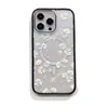 Capa de Celular Tk Station Tela Cheia Estilo Ins Margarida High-End para iPhone 17 Apple 16 Pro Capa de Celular Transparente Magnética