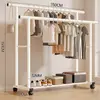 Perchero de pie para el hogar, dormitorio, balcón, dormitorio, tendedero simple, poste único, barra de secado interior