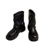 Botas Martin de mujer de suela gruesa estilo británico, botines nuevos de otoño 2026, botines de moda Maillard estilo western con tacón de bloque