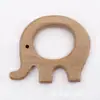 Suministro directo de fábrica palo para morder dientes de bebé Madera de haya diente calmar forma de animal palo para morder dientes morder música