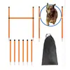 Accesorios para Competición de Entrenamiento de Agility Canino Postes de Salto Vallas Aros Suministros para Mascotas Agility Canino Equipo de Entrenamiento para Perros