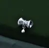 Prata Esterlina S925 Contas de Balde da Bênção Pingente de Bênção com Borla de Gota d'Água Acessórios para Pingente de Pulseira de Corda Feita à Mão DIY
