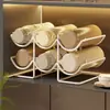 Estante de Almacenamiento para Tazas, Taza de Agua, Taza Térmica, Estante de Hierro Forjado por Capas, Taza de Té, Estante de Tazas Doméstico Simple de Múltiples Capas con Drenaje