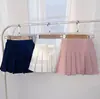 Saia Plissada Estilo College para Meninas Saia Alunos do Ensino Fundamental Primavera e Outono Branca Infantil Saia JK Infantil Grande Saia de Verão para Crianças
