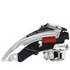 Desviador delantero de tres velocidades para bicicleta de montaña, cambiador de cadena, desviador medio para bicicleta, transmisión delantera, tiro arriba y abajo, universal