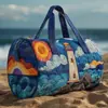 2026 Nueva Serie Náutica Retro Transfronteriza Bolsa de Viaje Acolchada Portátil para Distancias Cortas Bolsa Deportiva Multifuncional para Fitness
