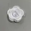 Patches Florais de Renda Bordados em 3D de Rosas, Patches de Organza para Decorar Roupas, Tecido de Renda para Conserto de Vestidos de Noiva e Casacos