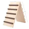 Escalera de mascota de madera para conejos, accesorios de escalones antideslizantes, escalada, Puente de Arco Paisajístico, juguete, suministros de decoración para Puente de Escalera