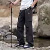 Pantalones Casuales de Pierna Recta de Verano para Hombre, Pantalones Cargo Retro de Talla Grande de Moda, Pantalones Sueltos Estilo Americano para Hombre