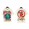 Transfronterizo 24ss Hell Star Hellstar Estilo Europeo y Americano High Street Manga Corta Tendencia Camisetas para Hombre y Mujer Belleza de Nicho Marea