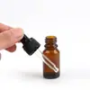 Frasco de essência de ponto, frasco de essência de cor de chá, frasco conta-gotas de vidro, subembalagem, reagente dispensador, conjunto de viagem cosmética