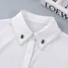 Cuello Falso de Lujo Ligero con Perlas para Mujer, Cuello Puntiagudo Decorativo Interno para Abrigo Suéter, Cuello Falso Versátil para el Trabajo