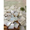 Espessura 1,5 mm Comprimento e Largura 15 mm Concha de Madrepérola Branca Esculpida Incrustada Madrepérola Branca Acessórios DIY Ornatos Materiais