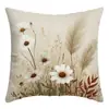 Almohada Decorativa Floral Nórdica de Primavera Transfronteriza de Amazon Cojín para Sofá Sala de Estar Funda de Almohada Estilo Pastoral