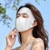 Mascarilla de Protección Solar de Verano, Seda de Hielo, Anti-UV, Transpirable, Máscara de Ojos Fina de Protección Solar para Mujeres Atractivas, Adecuada para Conducir al Aire Libre