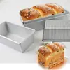 Molde para Tostadas Perforado Molde Cuadrado para Pan Molde Cuadrado Perforado para Pastel de Aluminio Aleación de Aluminio Sartén para Hornear Utensilios para Hornear Fabricante de Origen