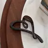 Pinza de Tiburón de Acrílico Color Carey Retro Escarchado para Mujeres, Pinza Grande para el Cabello en la Parte Posterior de la Cabeza, Nuevo 2024