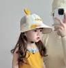 Bonitos Sombreros para Niños, Estilo Delgado de Primavera y Otoño, Protección Solar, Ala Ancha, Gorra de Béisbol para Niños y Niñas, Secado Rápido, Verano