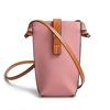 Popular Bolso Cruzado de Verano para Teléfono Móvil para Mujer, Cartera Vertical de Bloques de Color Estilo Ins, Mini Bolso Pequeño Versátil de Cuero PU, Bolso para Teléfono Móvil