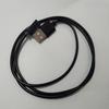 Taza de jugo cable de carga magnética pulsera reloj inteligente cargador usb 2 pines espaciamiento 4.0mm Negro