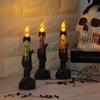 Luces de Velas Decorativas de Halloween, Suministro Exclusivo Transfronterizo para Decoraciones de Mesa, Iluminación Creativa para Bares y Ktvs, Accesorios de Disfraces de Halloween