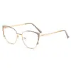Armazones de Gafas Retro de Moda Lisos Personalizados con Lentes Anti-Luz Azul, Adecuados para Gafas de Prescripción y de Lectura
