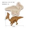 Diy gota cola molde variedade de dinossauro açúcar chocolate bolo molde tiranossauro rex silicone molde de gesso de cozimento