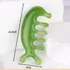 Pente Gua Sha Pente de Massagem Atacado Ferramenta de Terapia do Couro Cabeludo de Resina Ferramenta de Beleza dos Meridianos de Cinco Pontas Pente com Cabo de Cinco Pontas