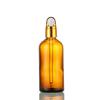 Frasco de Vidro Marrom Personalizado com Conta-Gotas para Óleo Essencial Frasco para Essência Marrom à Prova de Luz Frasco Dispensador de Amostra de Cosméticos