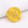 Botones coloridos, iridiscentes, pequeños, de cuatro agujeros para camisas, cárdigans y ropa infantil; botones cosidos a mano; botones redondos de resina