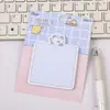 Notas Adhesivas con Forma de Gato Lindo de Dibujos Animados Notas Adhesivas de Alto Valor para Estudiantes Planificador de Mensajes Notas Adhesivas Reutilizables