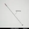 Colher de Micro Medição Experimental em Aço Inoxidável Conjunto de 3 Espátulas de Micro Medição para Medicamentos 22cm Conjunto de 3 Peças Colher de Micro Raspador