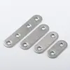 Conector de aço inoxidável engrossado, peça de conexão, peça reta, peça de ferro, código de ângulo plano, peça de fixação de cavalo de canto