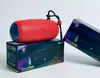 Nuevo altavoz Bluetooth portátil con cordón, forma de tambor de guerra, para exteriores, ciclismo, deportes, portátil, audio Bluetooth inalámbrico RGB