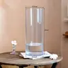Vaso personalizado em estilo wabi-sabi, vaso de imitação de vidro, vaso transparente para arranjos florais hidropônicos, vaso transparente criativo com toque de luxo